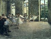 Edgar Degas Rehearsal Sweden oil painting artist
